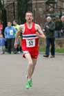 Guy Bracken (NSP) finishing the Wallsend Harriers Terry O'Gara Memorial 5k Road Race.